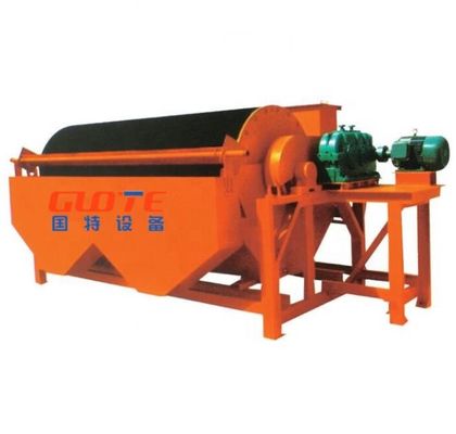 Séparateur magnétique de sable de silice à tambour humide automatique pour le processus de séparation des métaux miniers