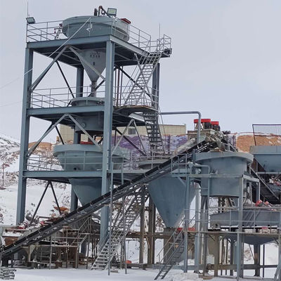 Machine à laver le sable de 50 tonnes par heure pour la ligne de production de sable de silice 1 an de garantie