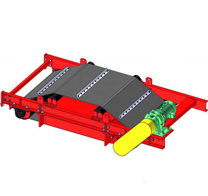Capacité élevée 750 kg convoyeur à bande autodéchargée séparateur magnétique de minerai de fer