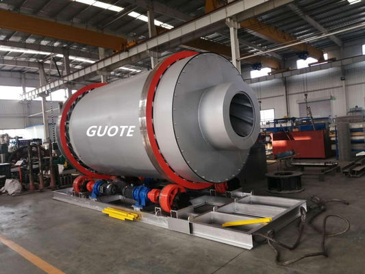 Sécheuse rotative, minuterie, sécheuse de sable industrielle, humidité de sortie de 1% et humidité d'entrée de 10-15%