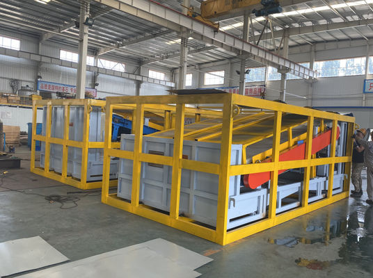 Separateur magnétique permanent de minerai de minerai 220V/380V sur dispositif de système à bande transporteuse