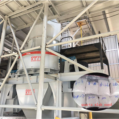 Ligne de traitement de l'exploitation minière de quartz 2000 kg Fabricant de sable vertical avec guidage d'ingénieur
