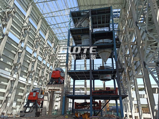 100TPH usine de traitement du sable de silice pour fracturation pétrolière machine à sable dans l'exploitation minière d'énergie