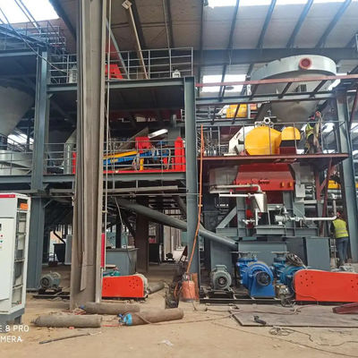 Une usine de lavage de sable de 50 TPH à tension personnalisée avec séparateur magnétique en Indonésie
