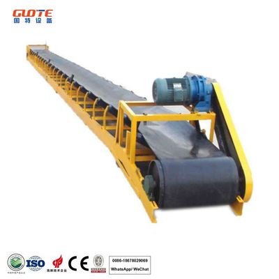 1 convoyeur incliné PVC ruban pour la construction de minerai de sable et de gravier