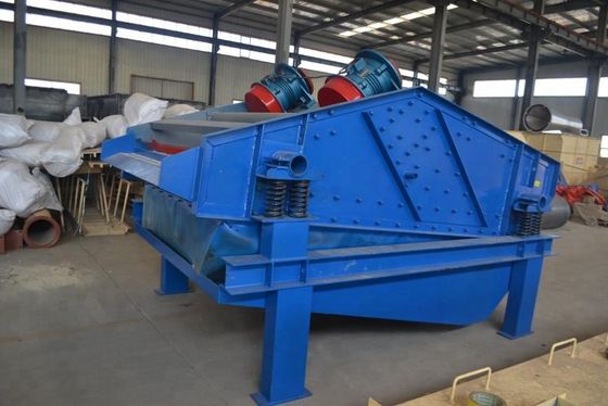 Écran de séparateur vibrant de l'eau de minerai de 10 à 100 t/h pour les besoins du client