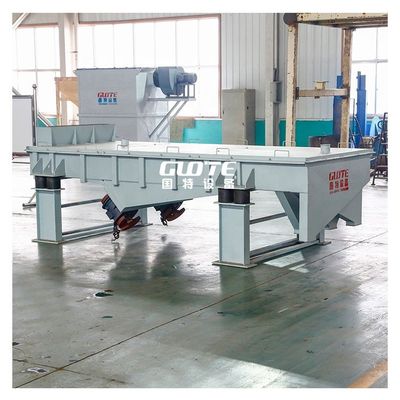 Écran de vibration linéaire à granules de poudre avec séparateur de vibration de sable et moteur vertical