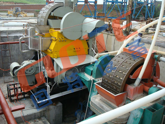Séparateur magnétique à ilménite métallique ferreuse humide à forte pente pour la tension et le déraillement