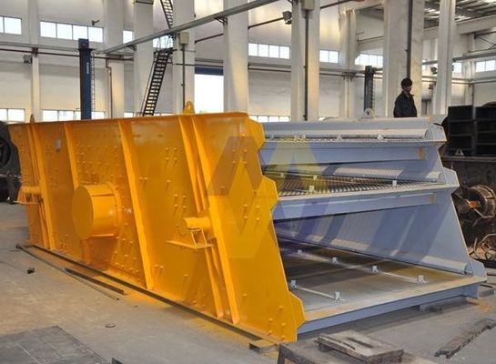 Écran de sable vibrant portable avec des performances stables et une capacité élevée de 10 à 245 t/h