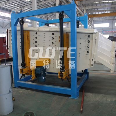 Écran de vibration carré à double pont de grande capacité pour une production de 10-20 t/h