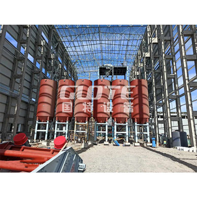 Usine de lavage à l'acide à pompe pour le lavage de sable au quartz de 1 à 10 cm en pierre de quartz/4 à 120 mèches