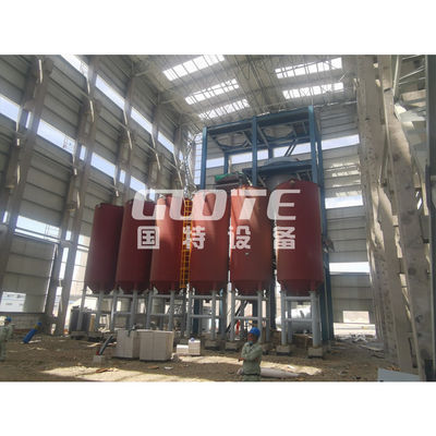 Usine de lavage à l'acide à pompe pour le lavage de sable au quartz de 1 à 10 cm en pierre de quartz/4 à 120 mèches