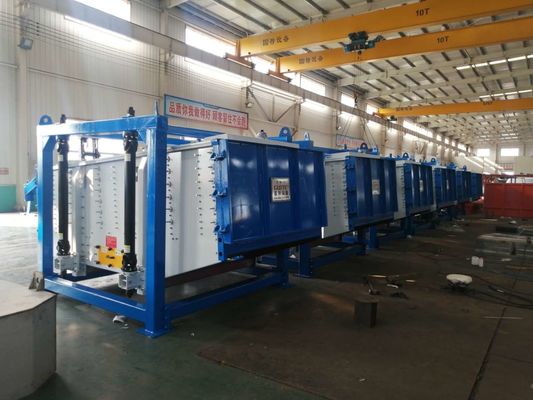 180-260 r/min Fréquence 5 Séparateur de tamis à écran vibrant avec une capacité de 1 à 50 tonnes par heure