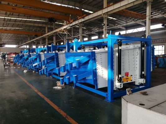 180-260 r/min Fréquence 5 Séparateur de tamis à écran vibrant avec une capacité de 1 à 50 tonnes par heure
