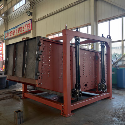 180-260 r/min Fréquence 5 Séparateur de tamis à écran vibrant avec une capacité de 1 à 50 tonnes par heure