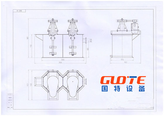 Weifang Guote Mining Equipment Co. Quartz Sand Attrition Scrubber Pulp Making Machine Machine à laver le sable