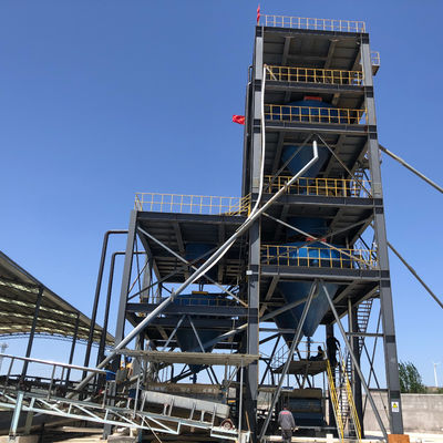Usine d'extraction et de traitement du sable de silice au quartz avec un système de lavage du sable de silice pur