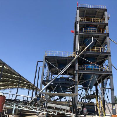 Machine à laver le sable de silice de haute capacité pour équipement professionnel de traitement des minéraux