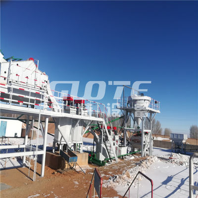 L'usine de traitement du sable de quartz de pointe pour la ligne de produits de sable de silice