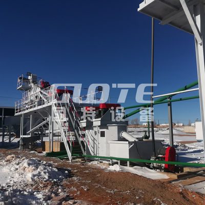 Machine à laver à sable à double réservoir pour l'extraction d'énergie avec détergent par attrition