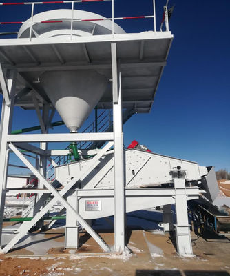 Machine de lavage et de sélection de sable de silice à faible teneur en Fe