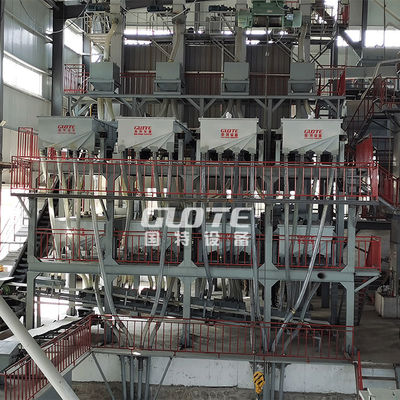 Machine à tamiser les arachides avec tamiseur à vibration linéaire et taille de tamis 1000*3000 mm