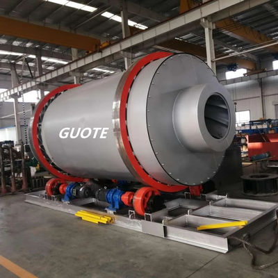 Sécheuse rotative contrôlée par PLC certifiée CE ISO pour machine de séchage des boues de sable de minerai de charbon