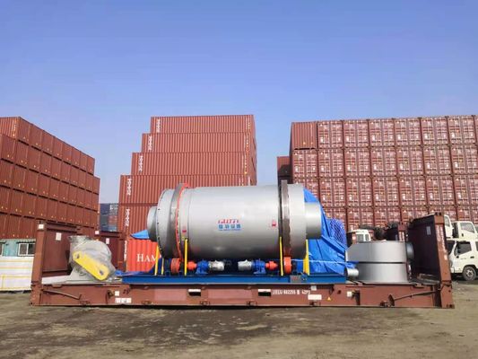Sécheuse rotative contrôlée par PLC certifiée CE ISO pour machine de séchage des boues de sable de minerai de charbon