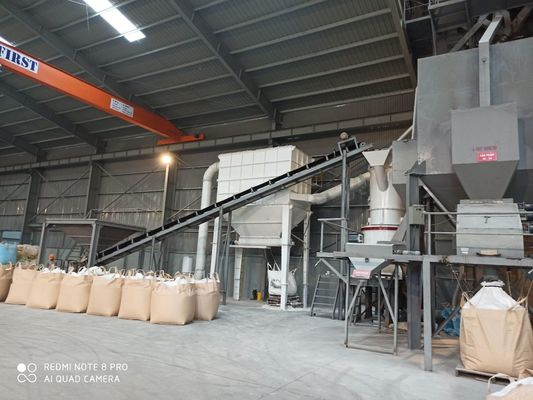 Installation de broyage à la poudre de silice contrôlée par PLC pour les composants et matériaux de base