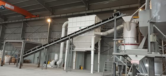 Installation de broyage à la poudre de silice contrôlée par PLC pour les composants et matériaux de base