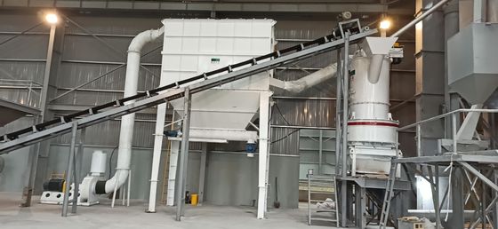 Installation de broyage à la poudre de silice contrôlée par PLC pour les composants et matériaux de base