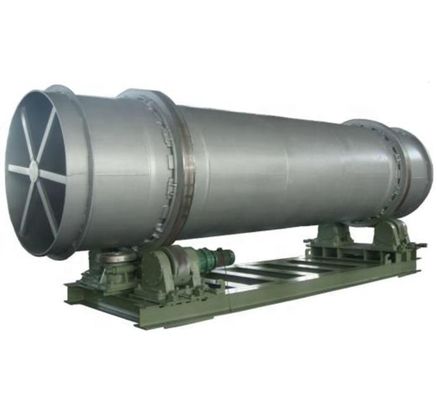 Sécheuse à tambour rotatif à moteur pour le séchage des boues de charbon, des eaux usées, des boues de bentonite, du kaolin