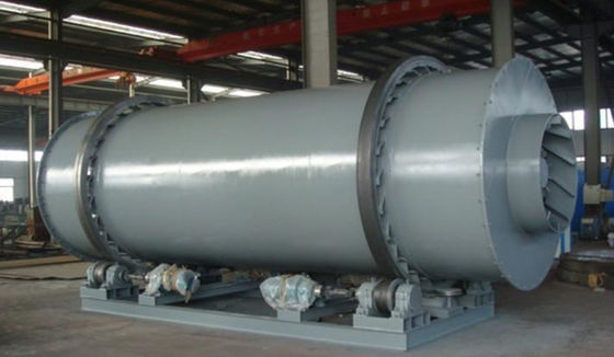 Sécheuse à tambour rotatif à moteur pour le séchage des boues de charbon, des eaux usées, des boues de bentonite, du kaolin
