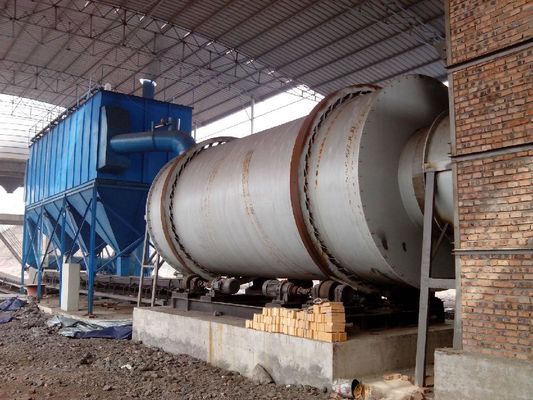 Sécheuse rotative de sable de silice industriel avec méthode de chauffage au gaz et système de brûleur