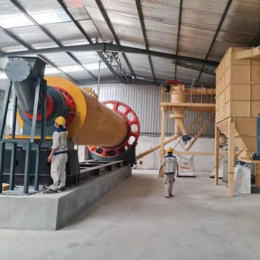 Moulin à sable à sec à quartz machine à billes avec classificateur d'air et commande PLC