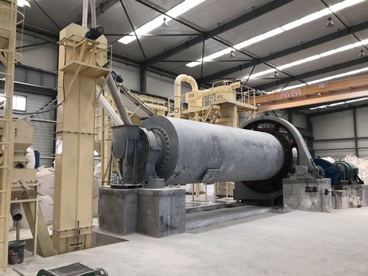 Longueur 5-12m Machine de broyage à billes de haute capacité pour le sable de quartz 325 Mesh 1-50T/H Capacité
