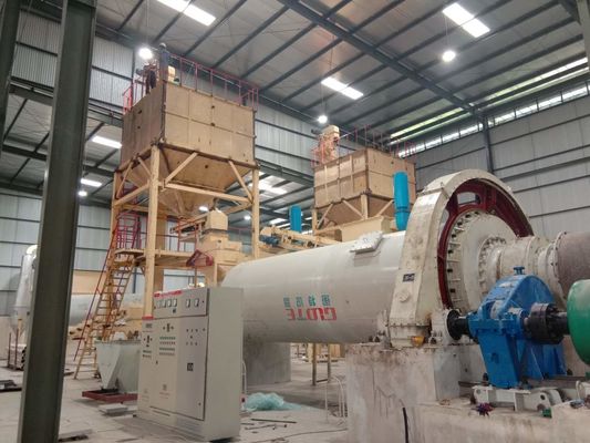 98% Capacité Machine de meulage à billes de sable en poudre de quartz 5-12m Longueur pour les produits