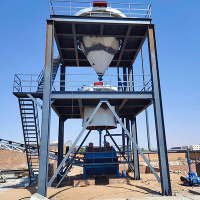 Machine à laver le sable de 50 tonnes par heure pour la ligne de production de sable de silice 1 an de garantie