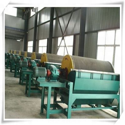 2350 KG séparateur de minéraux à basse intensité par processus humide séparateur à tambour magnétique sec avec Gauss