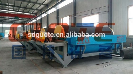 2350 KG séparateur de minéraux à basse intensité par processus humide séparateur à tambour magnétique sec avec Gauss