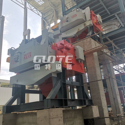 Separateur magnétique humide à double anneau vertical à forte pente avec vitesse de cylindre de 45 tr/min