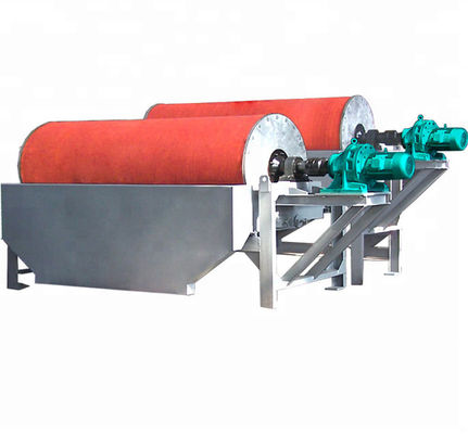 Machine de séparation de minerai de minerai de fer humide et sec avec tambour de séparation magnétique permanent