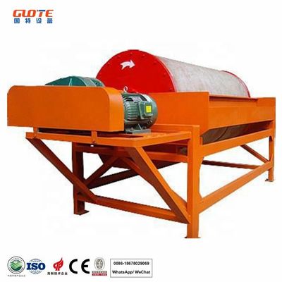 Machine de séparation de minerai de minerai de fer humide et sec avec tambour de séparation magnétique permanent