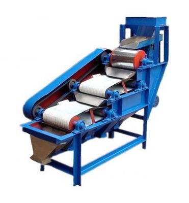 Machine à éliminer le fer des minéraux non métalliques avec séparateur magnétique à rouleaux de terres rares
