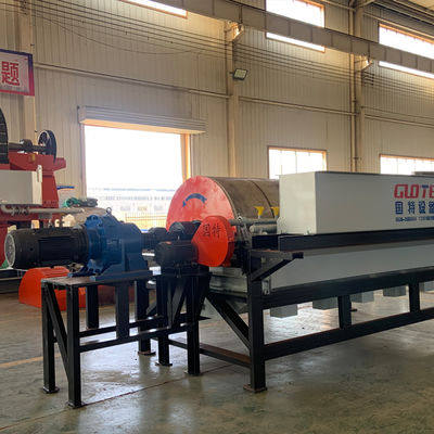 Machinerie minière avancée séparateur magnétique à tambour de minerai de fer avec composants moteurs