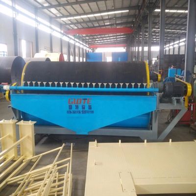 Machinerie minière avancée séparateur magnétique à tambour de minerai de fer avec composants moteurs